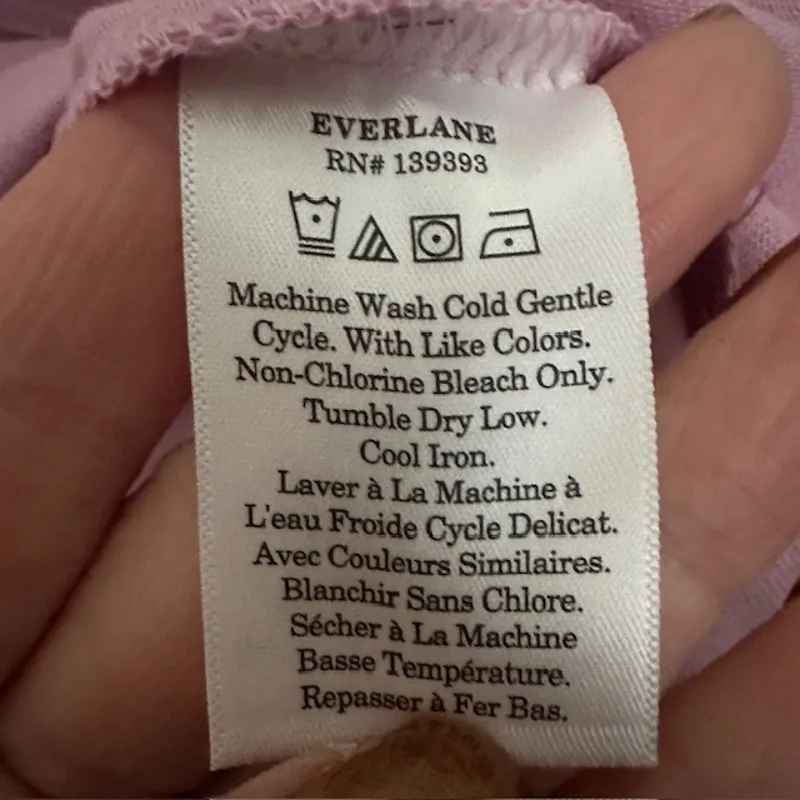 Everlane NWT The Retro Polo Organic Cotton Size: Small Color: Mauve - Image 9