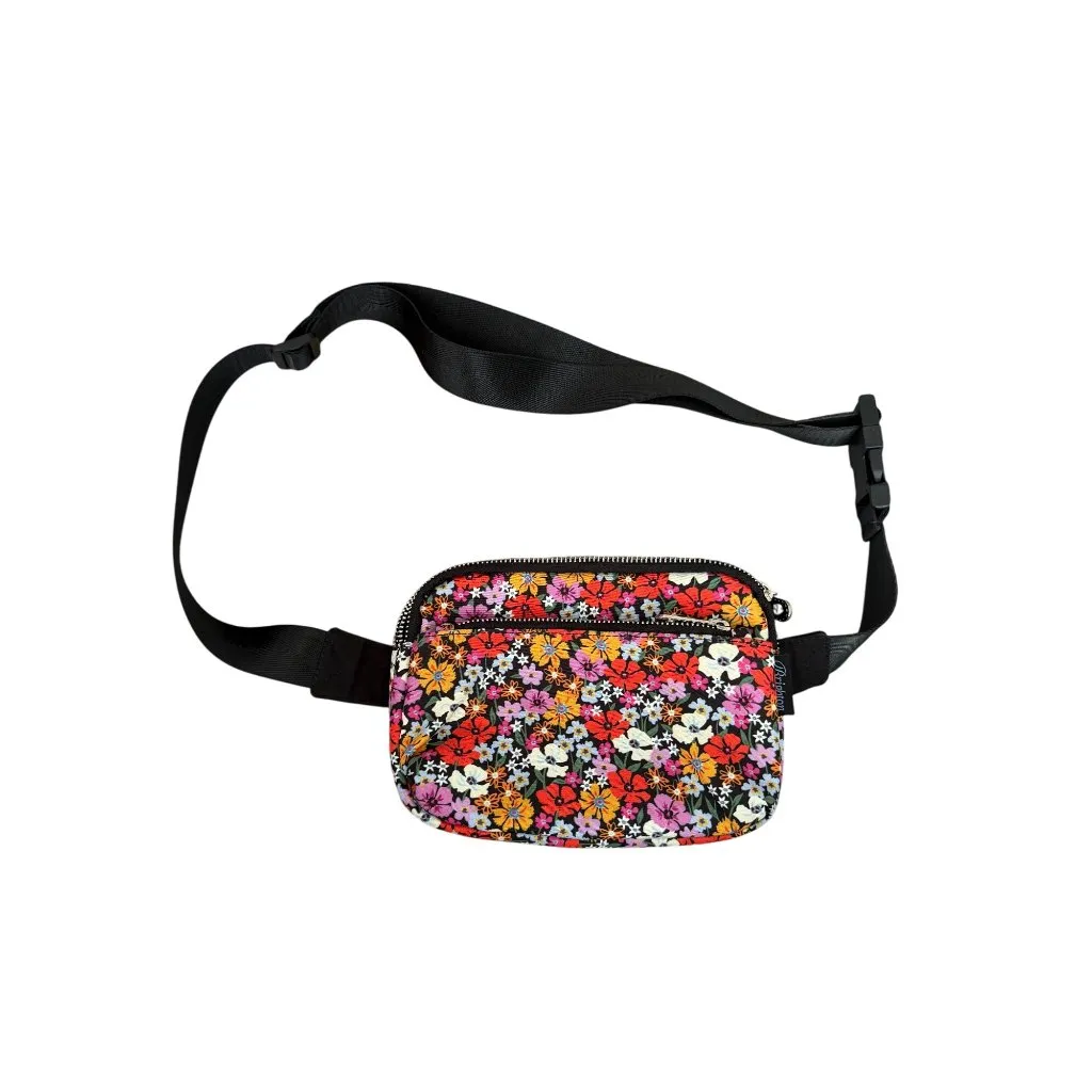 BRIGHTON Red Floral Adjustable Fanny Pack Waist Bag NEW NWOT - Image 7