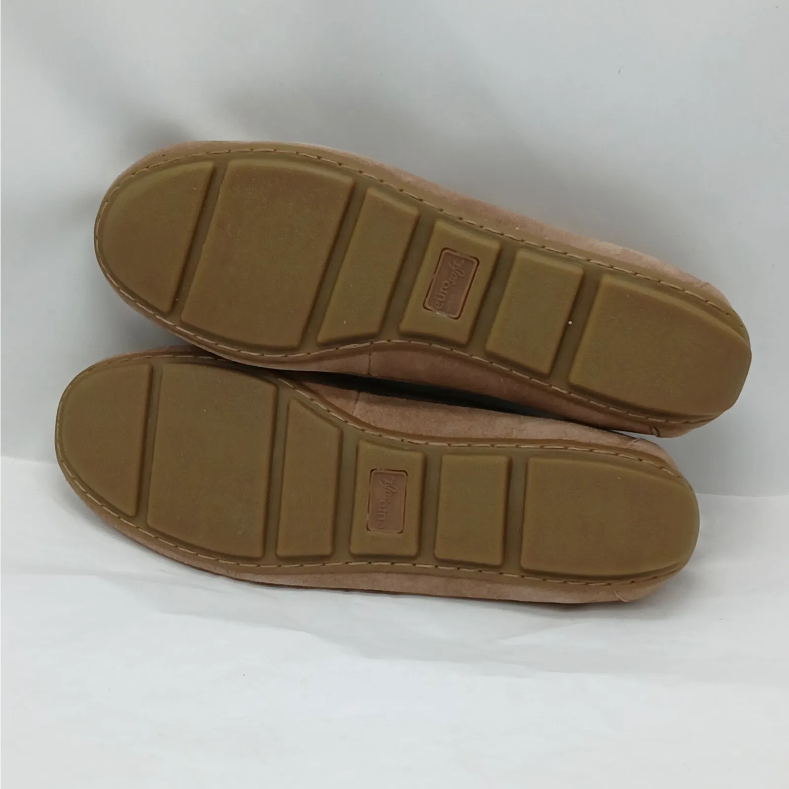 Eurosoft by Sofft Womens Loafers Shoes Size 9M Suede Tan Slip On Moc Toe - Image 6