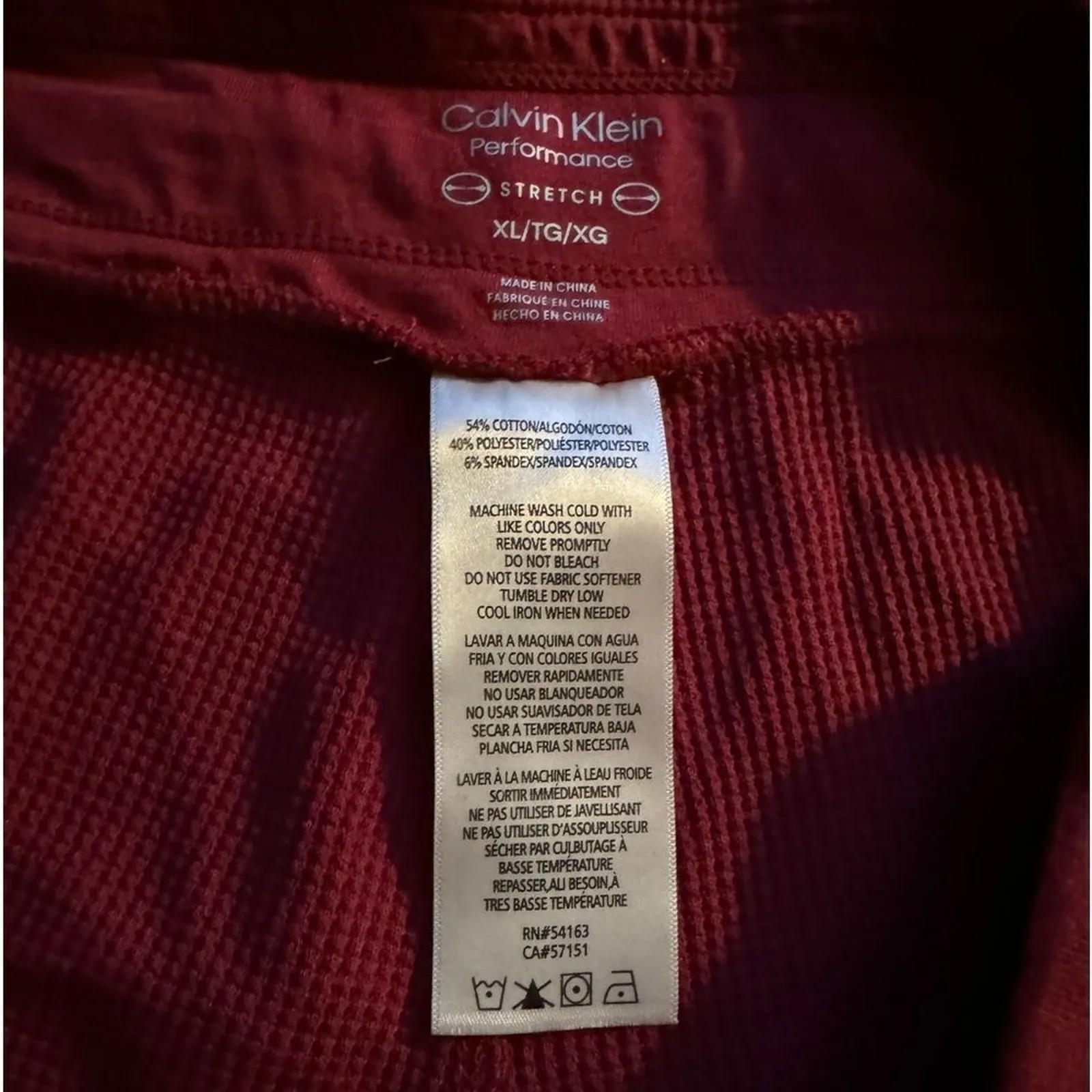 CALVIN KLEIN Performance Waffle Knit High Waist Flare Pants Size XL New MSRP $60 - Image 9