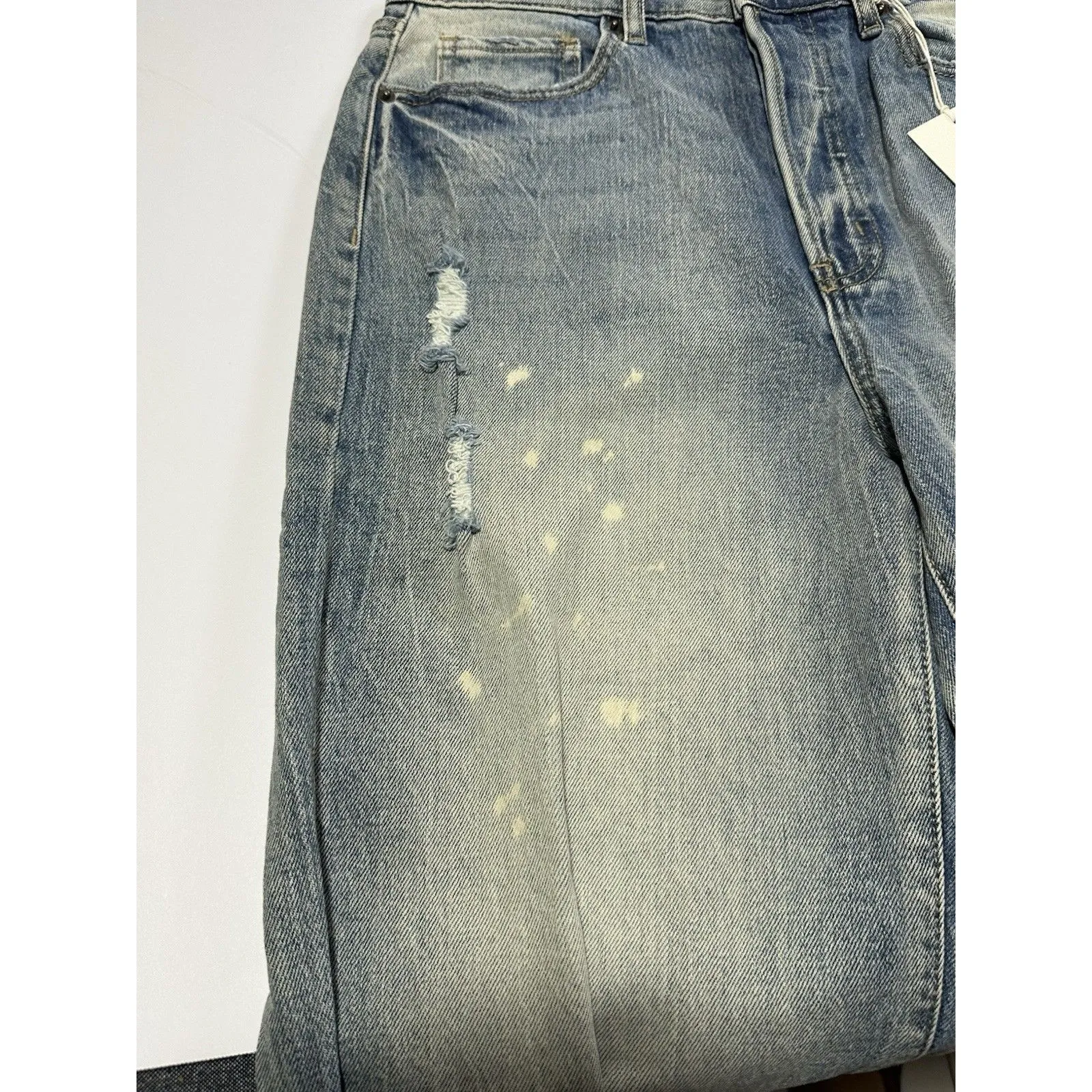 Cello High Rise Button Fly Distressed Jeans Size 11 - Image 5