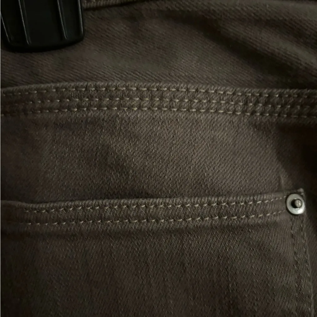 Zara basic jeans. Brown size 8.  Like new‎ - Image 3