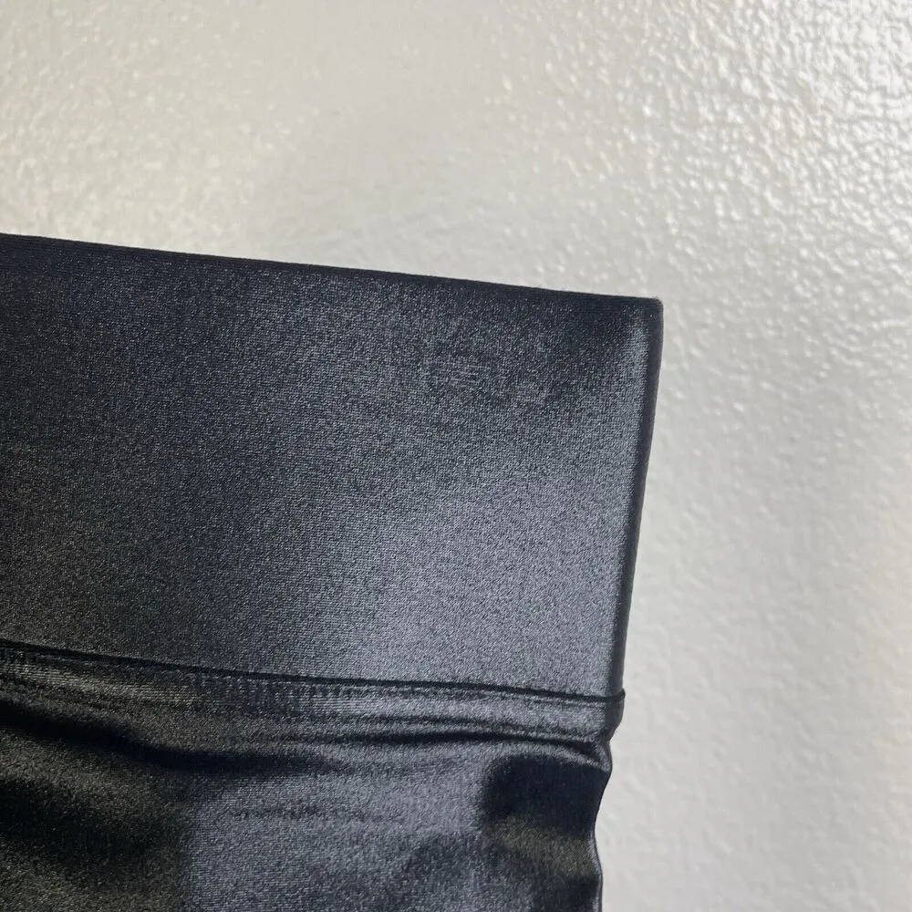 Carbon 38 Leggings Womens Medium Black Takara Shine Mid Rise Crop Workout Yoga - Image 8