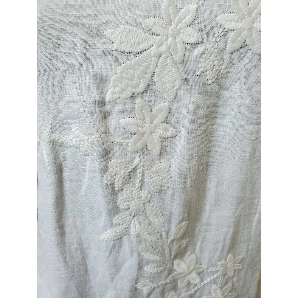 Zara 100% Polyester Crew Neck Short Sleeve Dress - Image 5