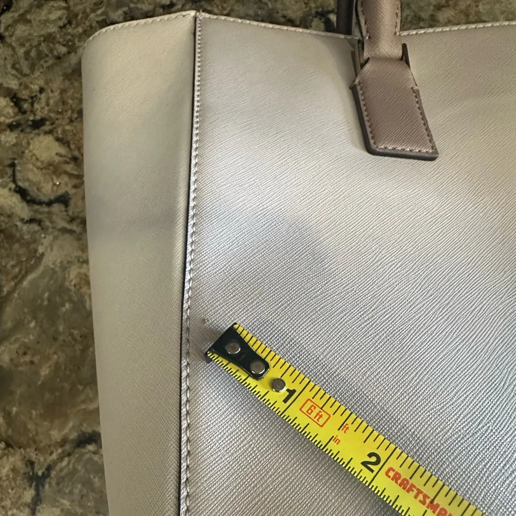 Kate Spade Cameron Street Havana Work Tote Shoulder Bag Open Top Pink Two Tone - Image 15