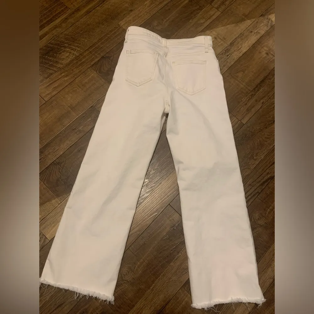 Nwot Joe jeans the Blake white fray high rise wide leg crop $200 28 casual fall - Image 5