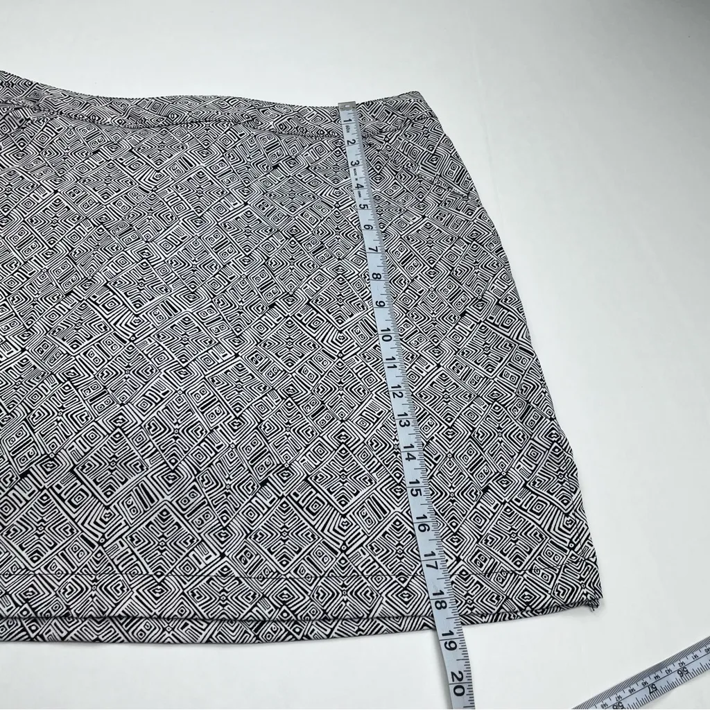 Coral Bay Golf Womens‎ Size 10 Black White Skort Three Pockets Athletic Active - Image 5