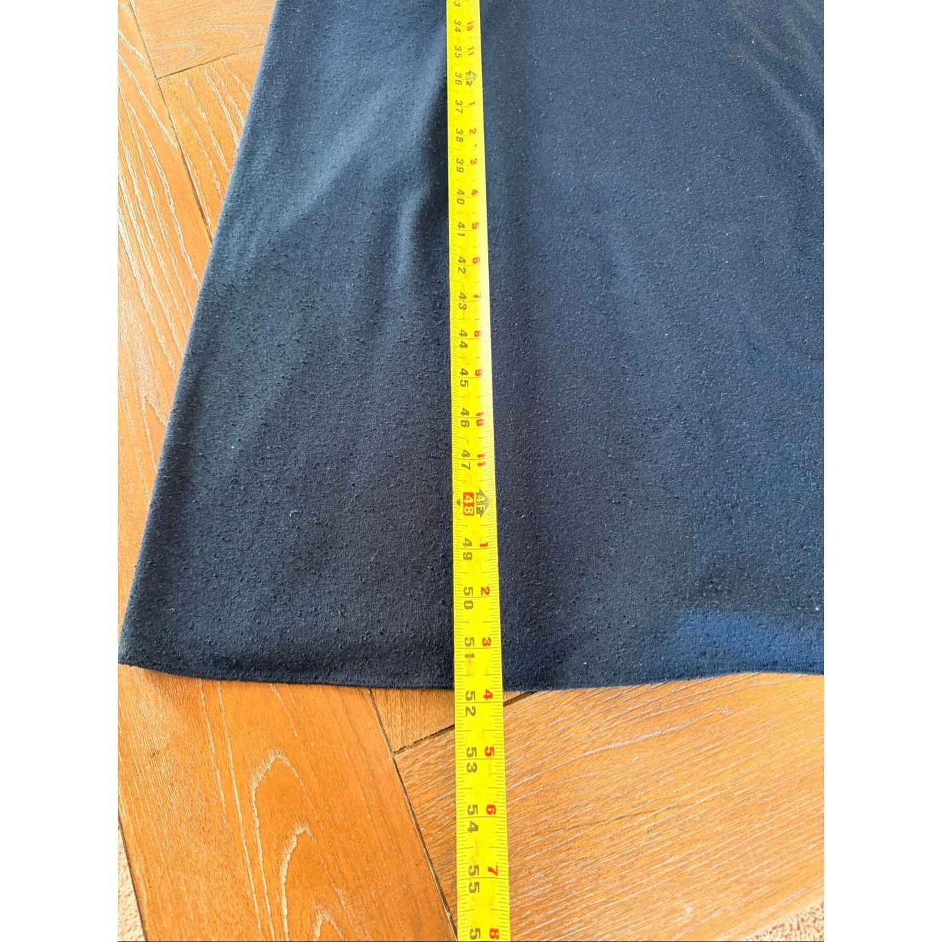 Jenni Kayne Riviera Slip Dress Raw Silk in Navy Size Large - Image 9