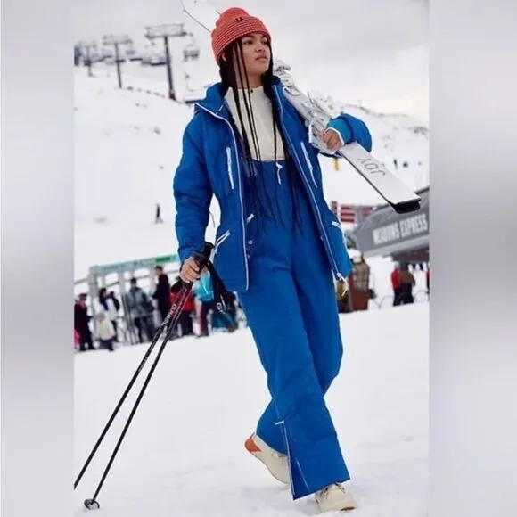 New! Free People Movement All Prepped Ski Jacket in Sapphire Blue size XS‎ - Image 3