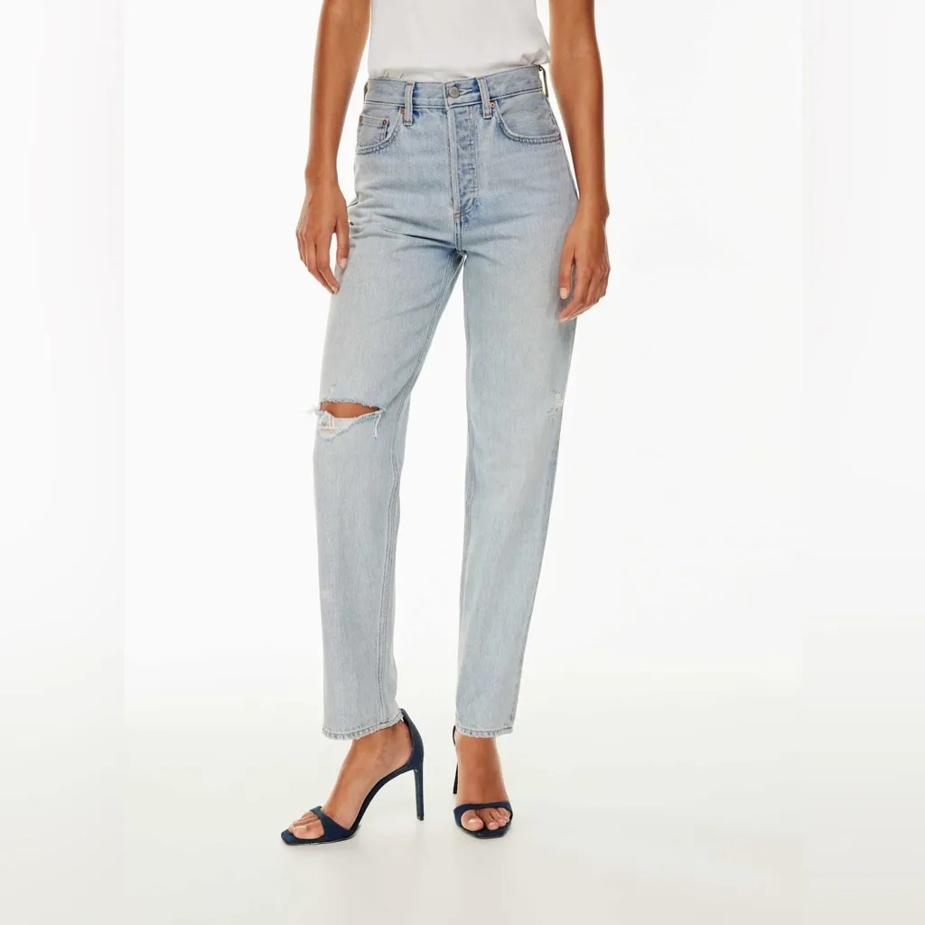 Denim Forum
The '90s Boyfriend Hi Loose 30 L Blue Size 24 - Image 5