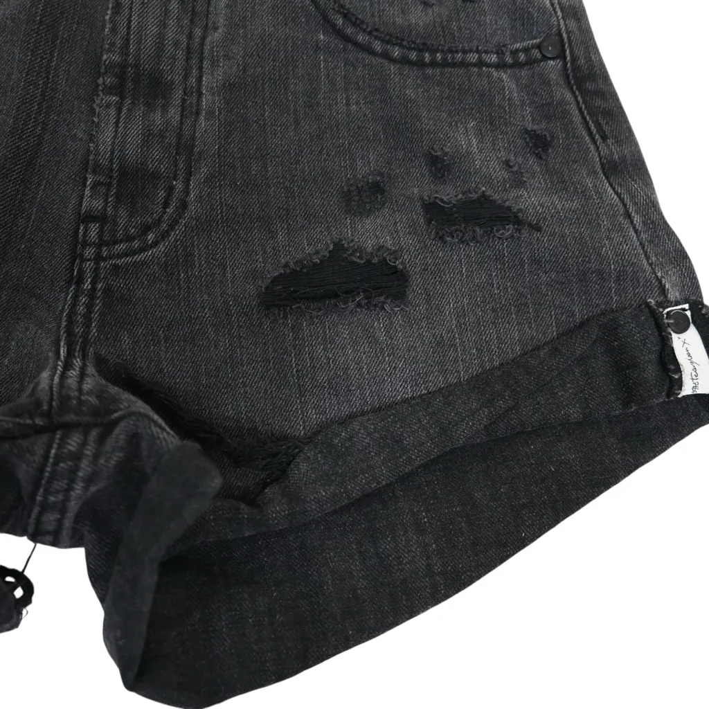 One Teaspoon Women's 25 High Waist Bandits Jean Shorts - Image 5