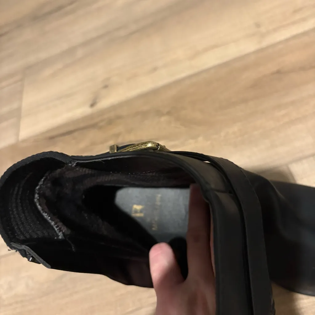 White Mountain Smooth Dessert Zipper Buckle Heeled Booties Black Shoe Size‎ 8.5 - Image 7