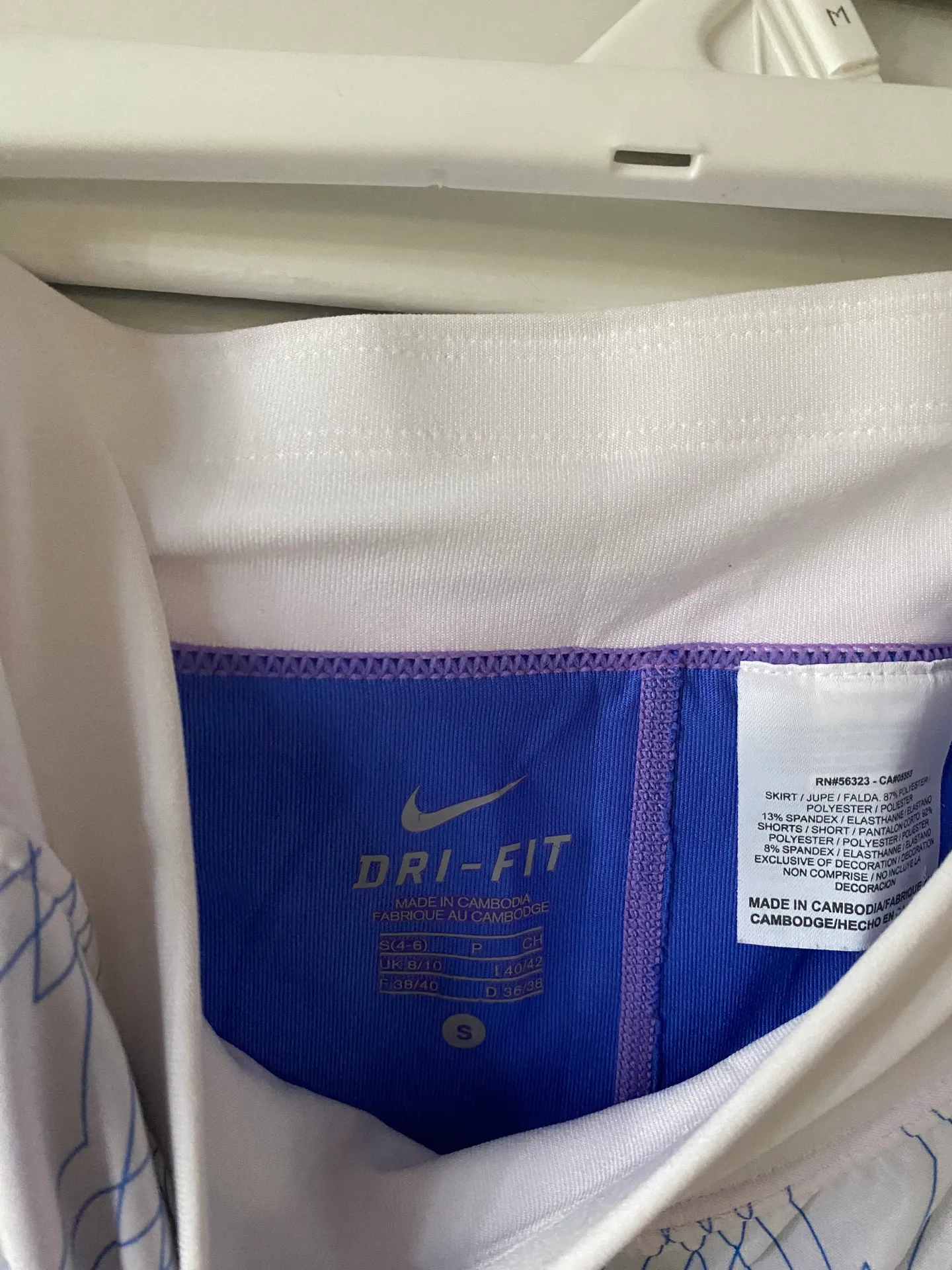 White Tennis Skirt - Image 2