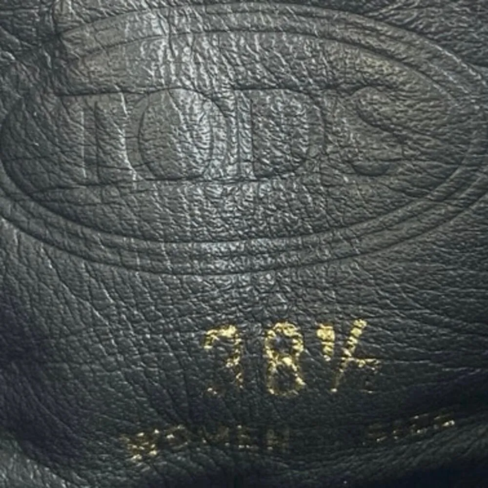 Tod's Women's Gray Suede Leather Block Heel Buckle Strap Ankle Boots 38.5 US 8 - Image 6