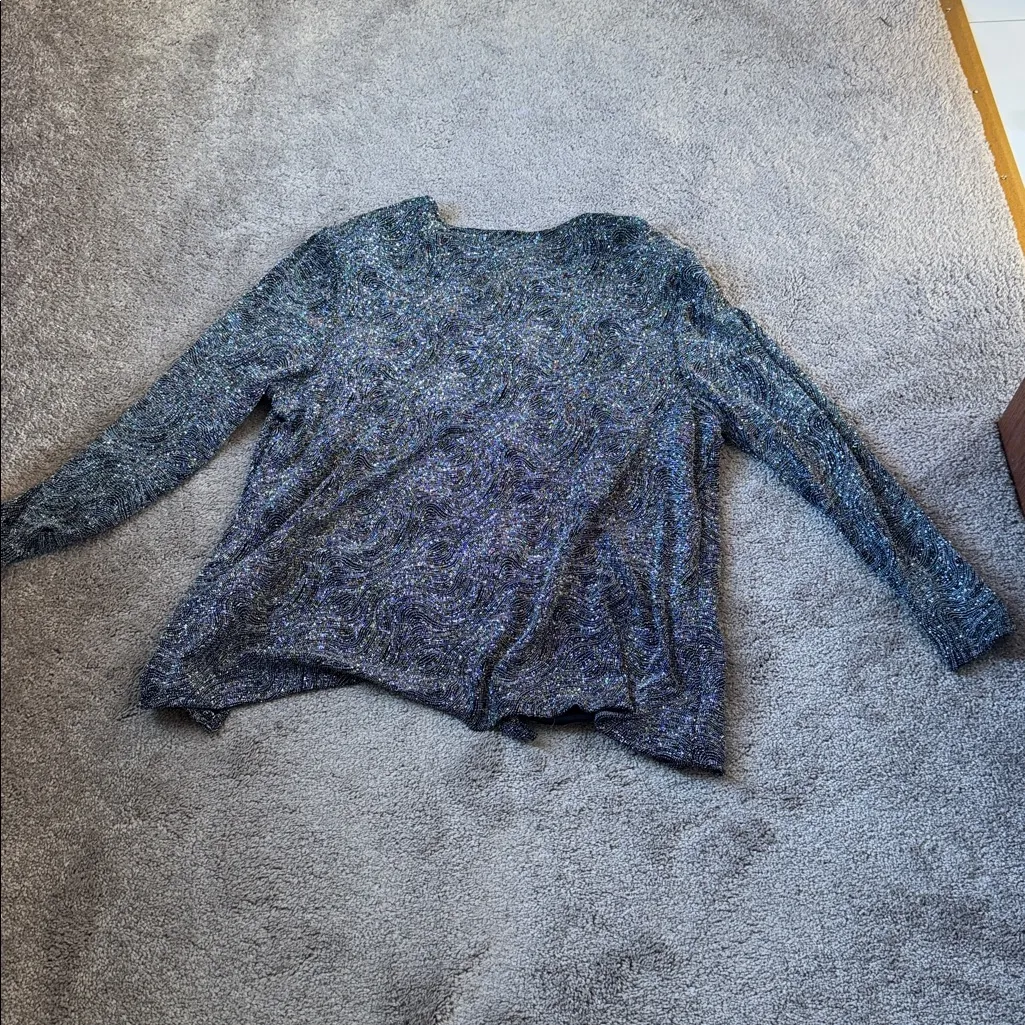 Metaphor Black Glitter Blazer SIZE 2X - Image 6