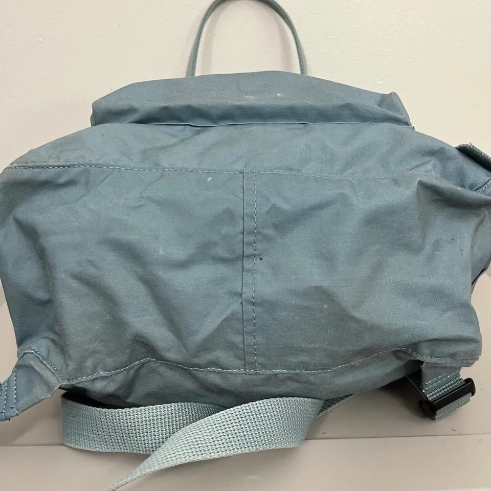 Fjallraven Kanken Backpack Slate Blue Water Resistant Nylon READ - Image 8