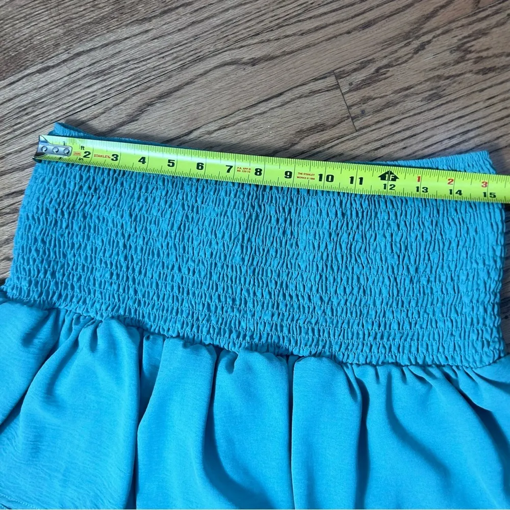 Urban Outfitters | Rara Satin Smocked Skirt Light Green Sage NWT Size L - Image 10