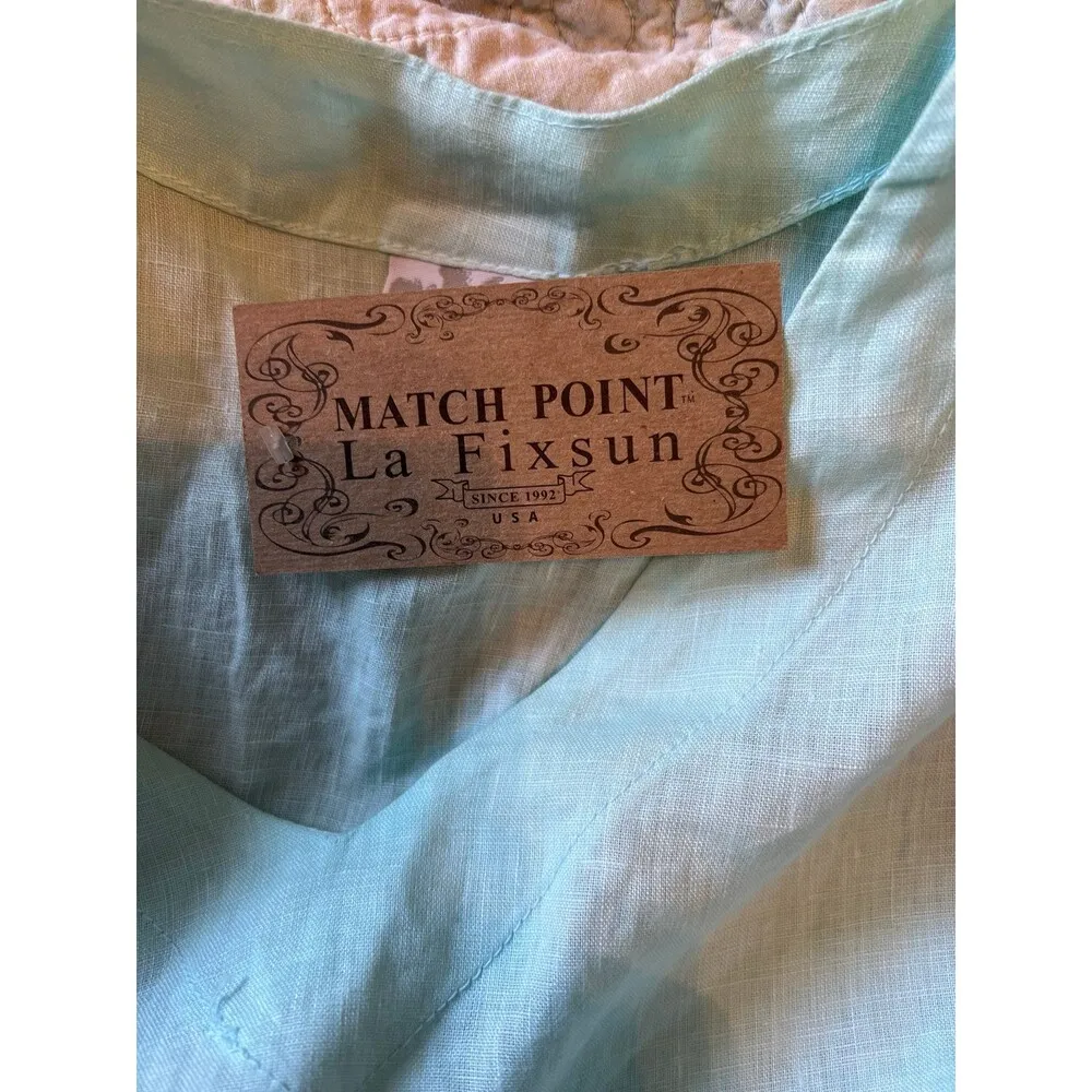 Match point tunic. 100% linen NWT - Image 4