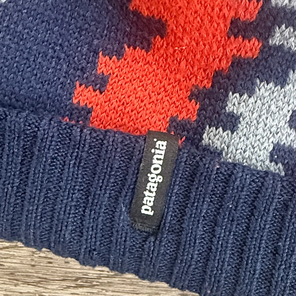 Patagonia Multicolor Knit Pom-Pom Hat - Image 3