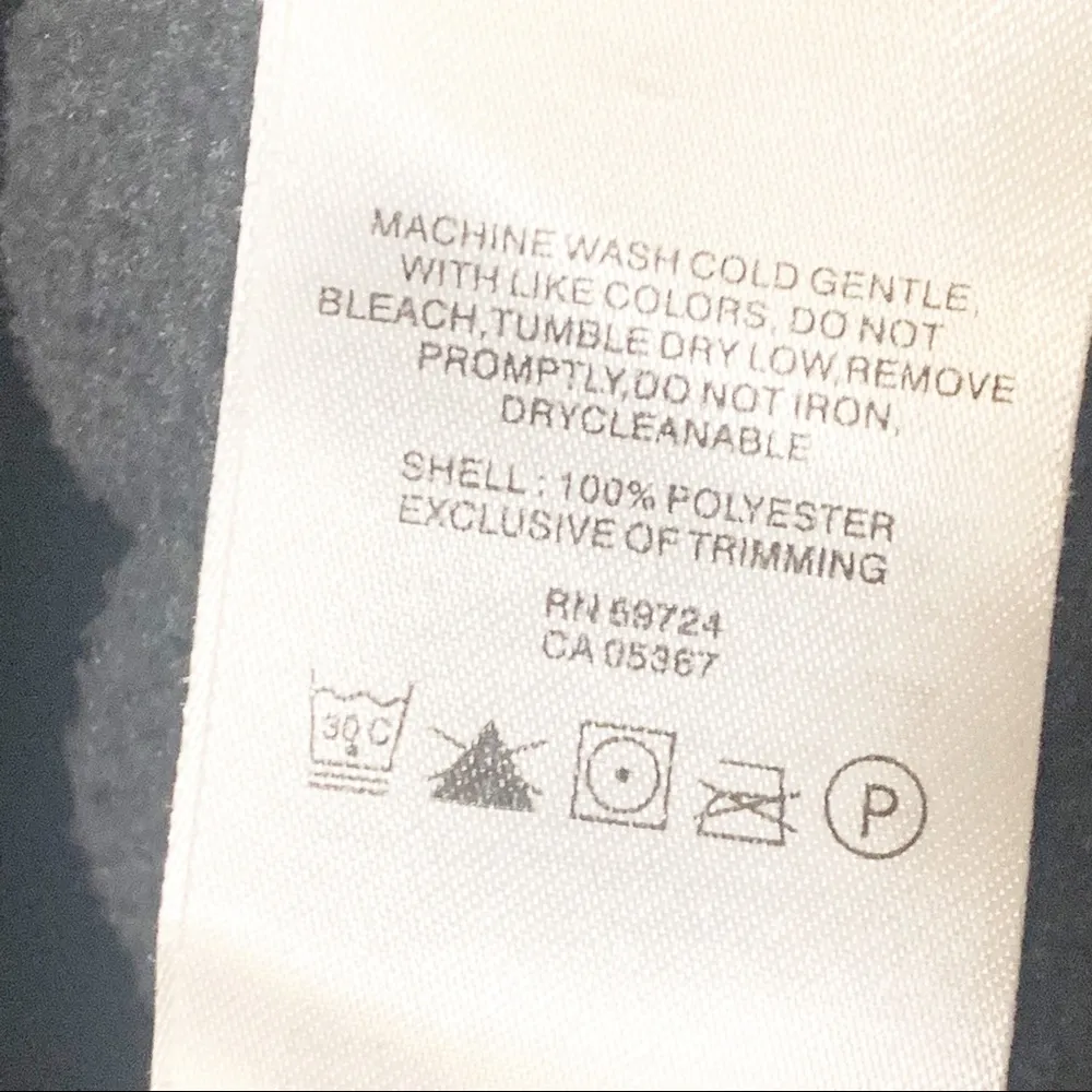 Columbia Womens Medium Black Full Zip Up Fleece Jacket - Image 4