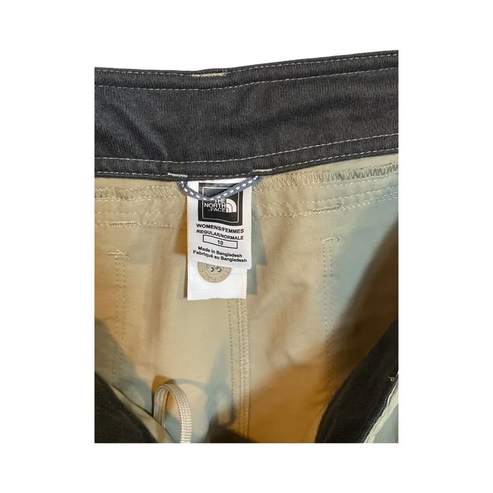 The North Face Women’s Khaki Cargo Shorts | Size 10 | Outdoor Hiking Utility EUC - Image 5