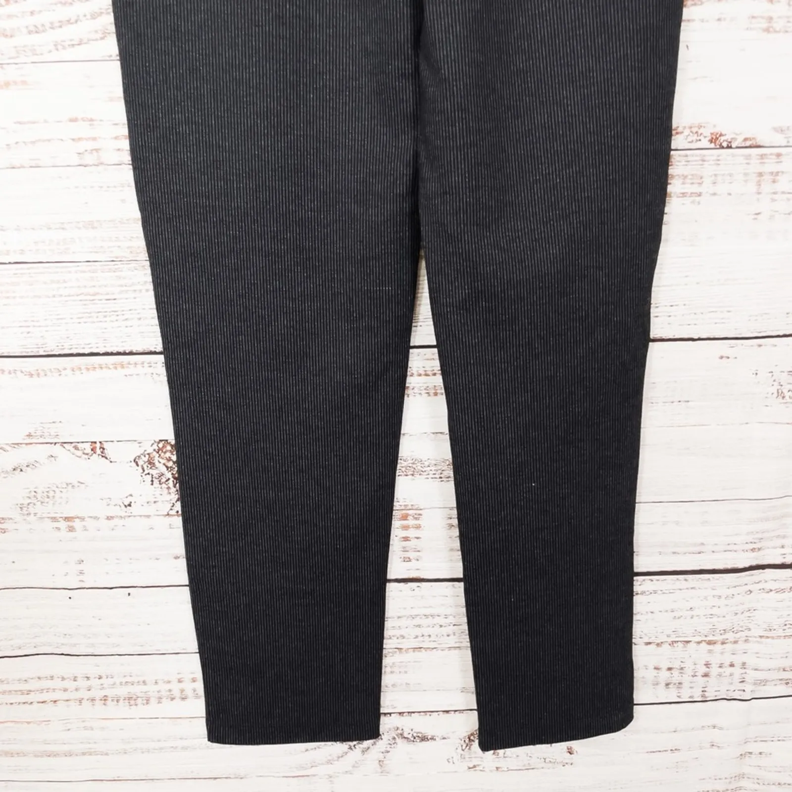 NEW Max Studio Black and Charcoal Office Pant Slim Ankle Trouser Small, MSRP $98 - Image 6