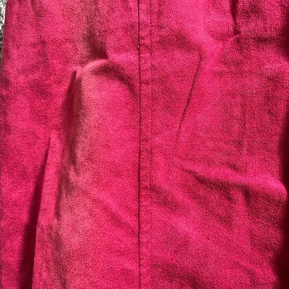 Vintage Leather Trench Dress - Image 7