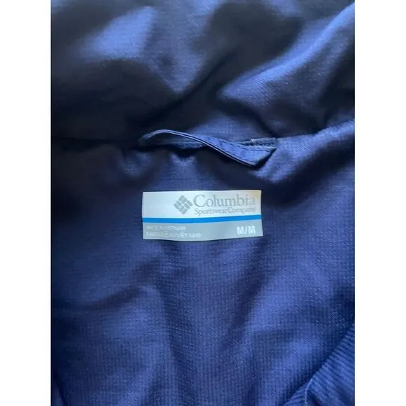 Columbia‎ Women's Navy Blue Zip-Up Jacket Outdoor Sportswear Windbreaker M/M - Image 3