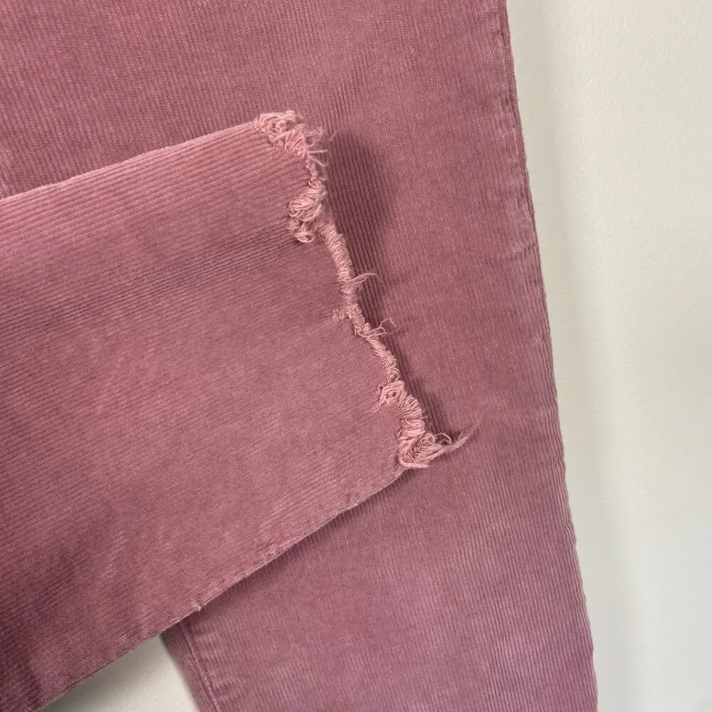 Rag & Bone Nina High-Rise Ankle Skinny Corduroy Button‎ Fly Jeans Size 27 Mauve - Image 5