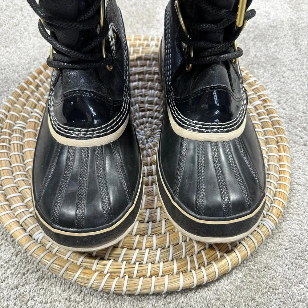 Sorel Women’s Joan of Arctic Genuine Shearling Leather Mid-Calf Holiday Boot 9.5 - Image 3