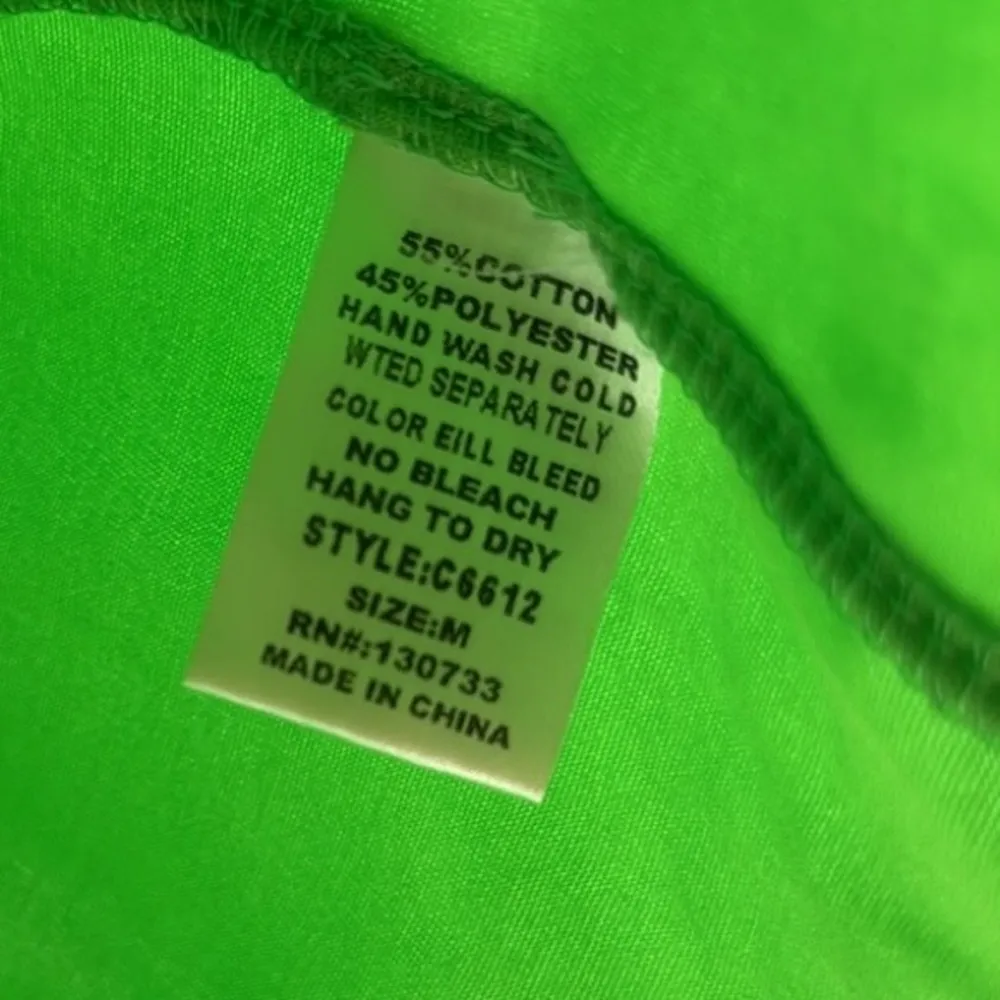 Umgee Green Mini off the shoulder lace trim detail dress M lined bright festival - Image 14