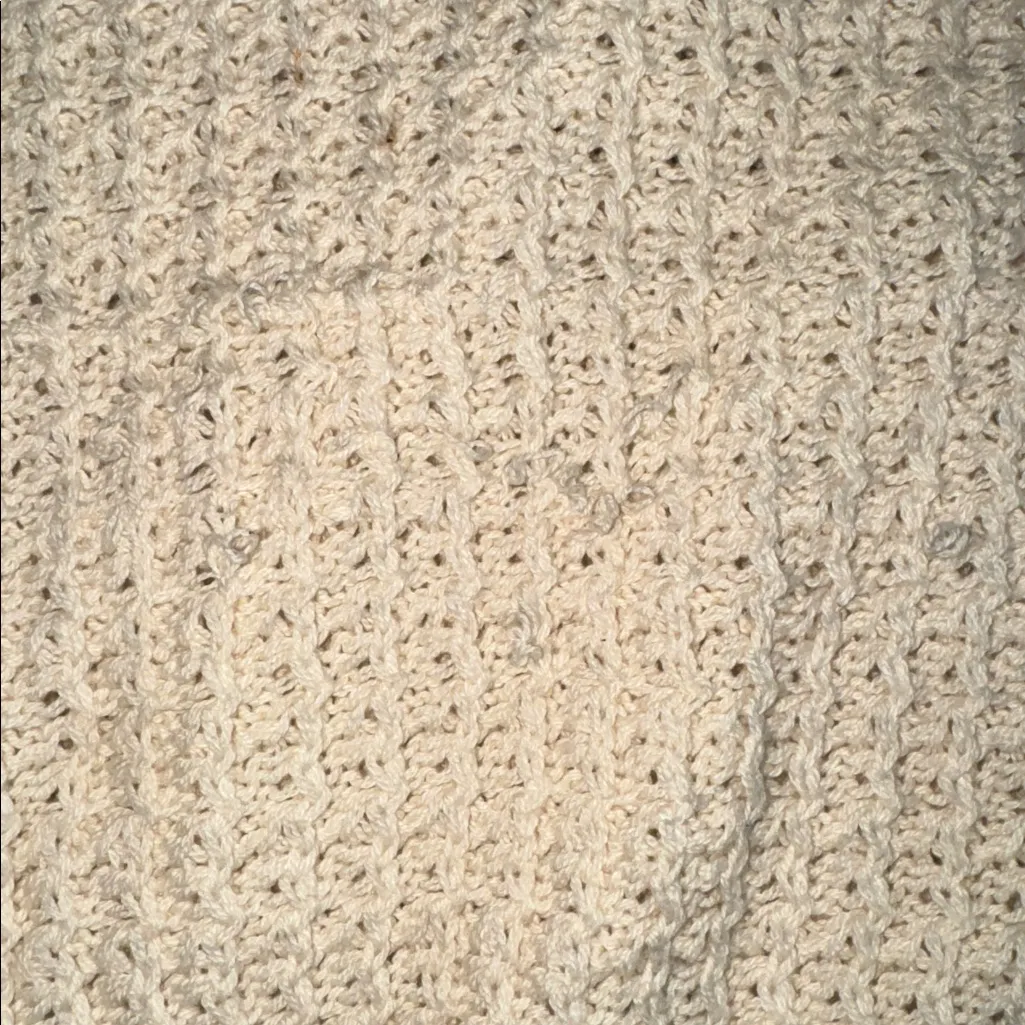 Pink Lily Textured Cream Sweater size small * - Image 3