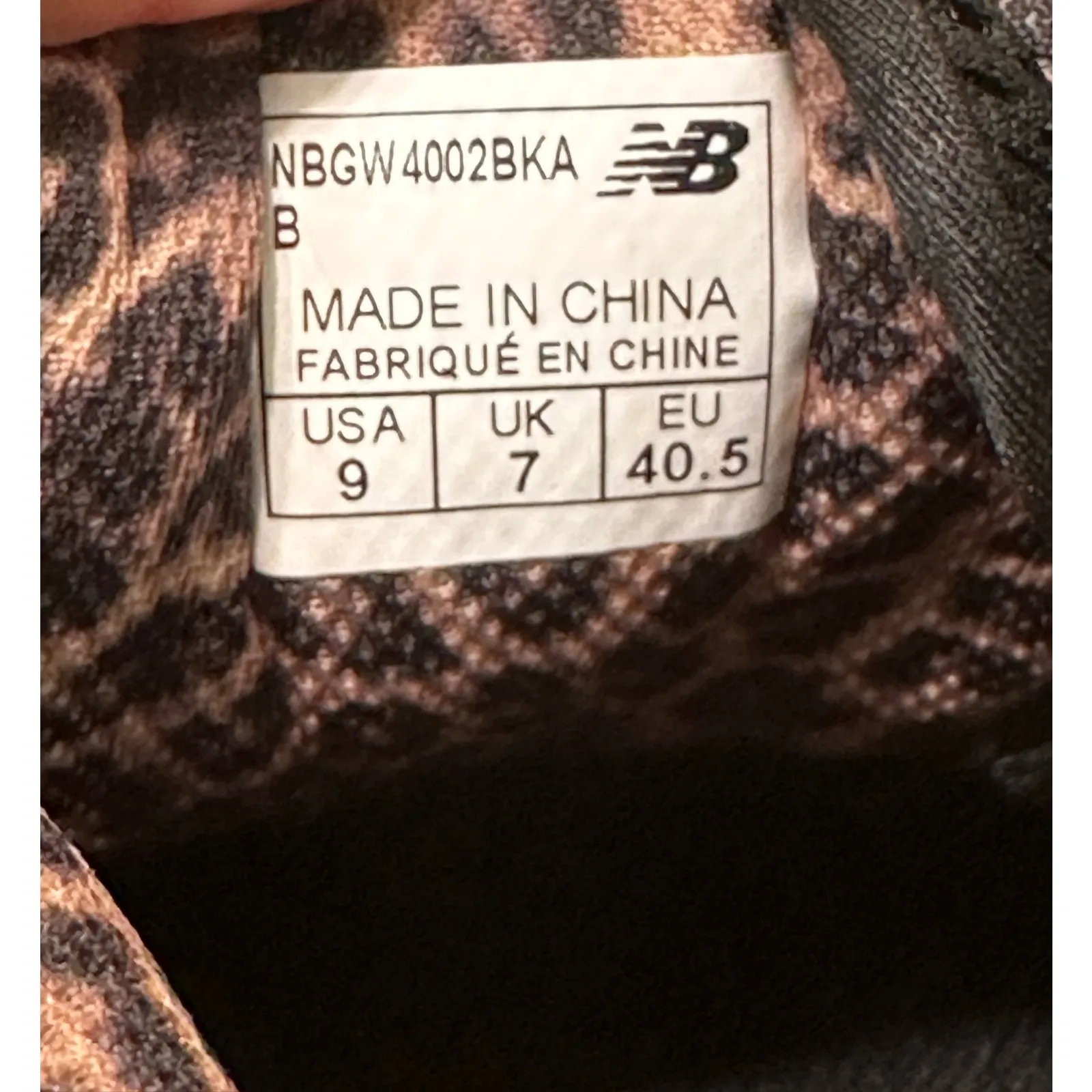 New Balance Women's Fresh Foam Breathe Golf Shoe Black Leopard Sz 9 Lightly Worn - Image 11