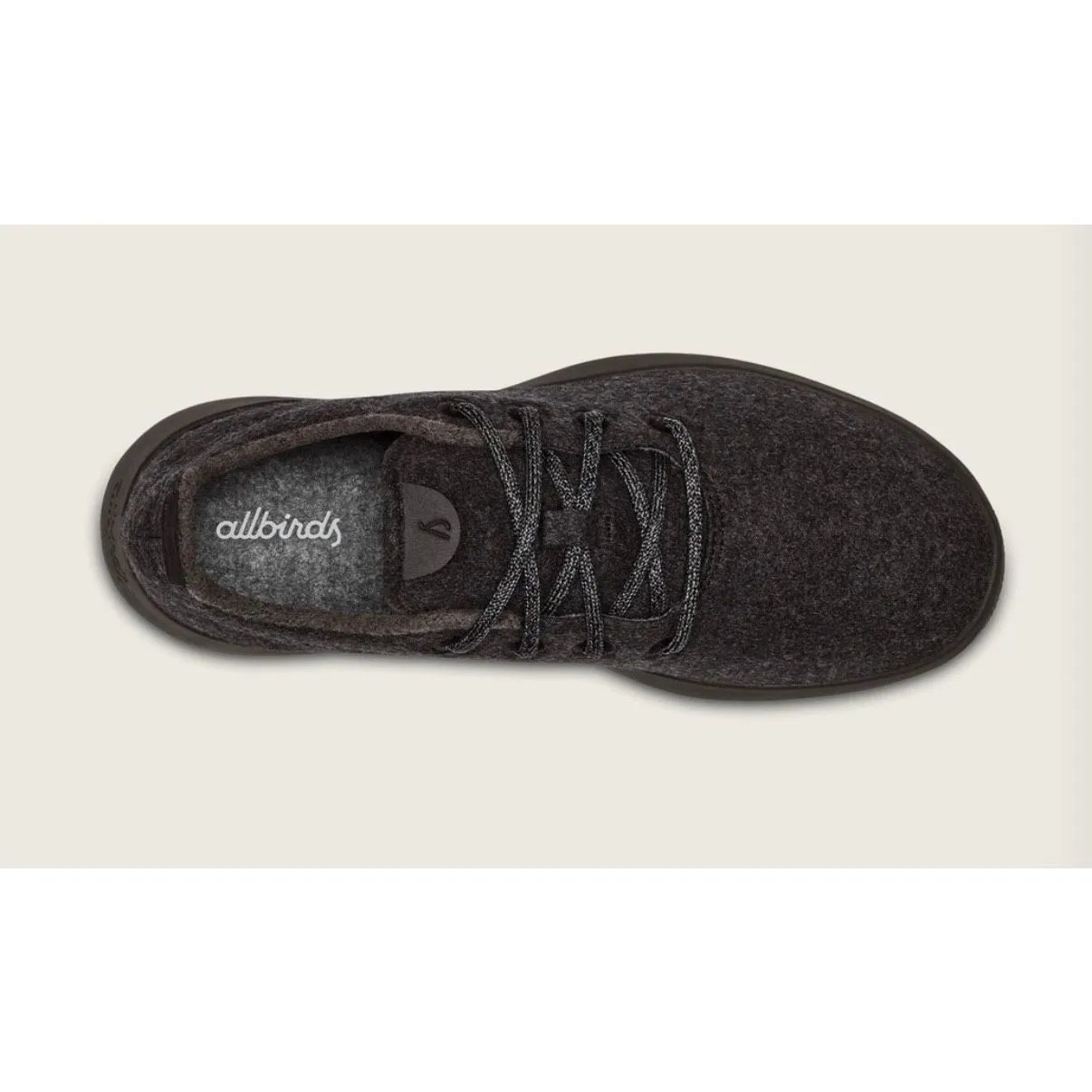 AllBirds black on black classic wool running sneaker size 9 - Image 13