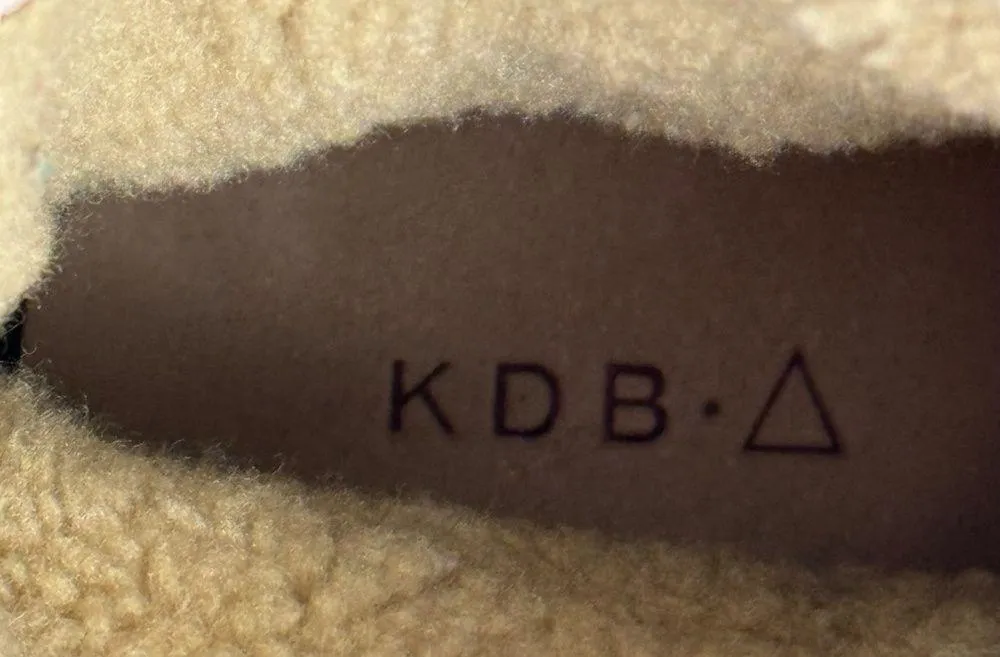 Kelsi Dagger Tempest Faux Shearling Suede Taupe Booties Women's Size 6.5 New - Image 12