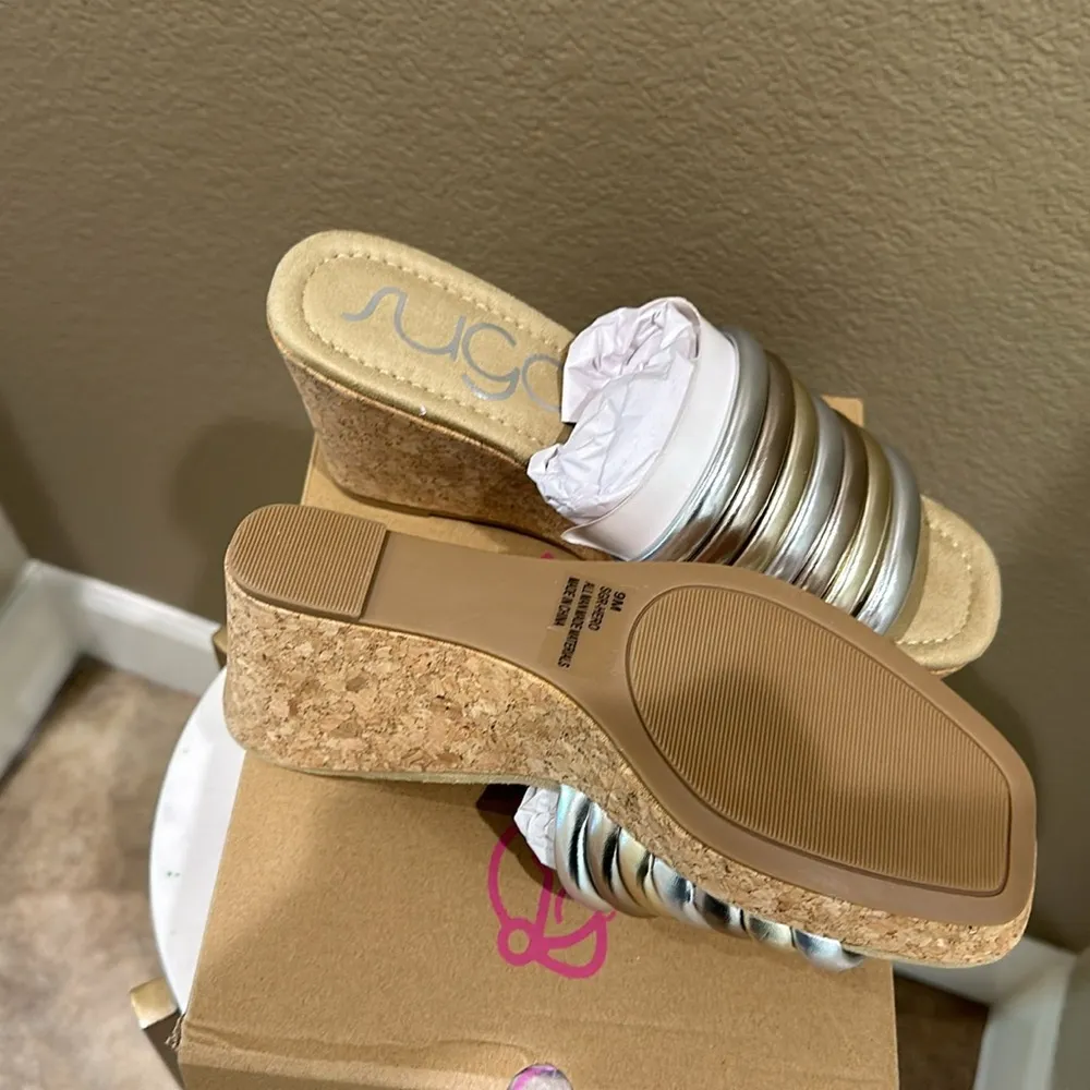 New Sugar multicolor Mules Tan Size 9 - Image 8