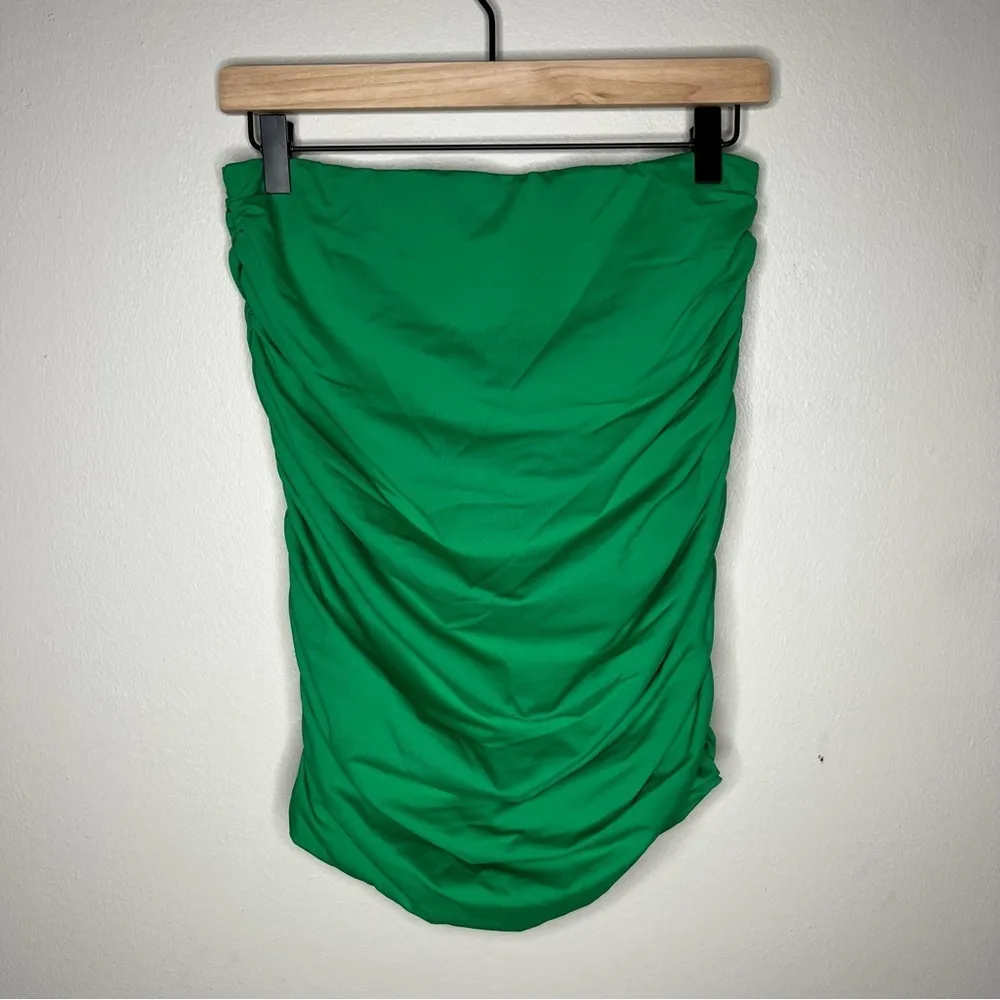 Aritzia Babaton Gehry High-Waisted Pull On Ruched Mini Pencil‎ Skirt - Image 3