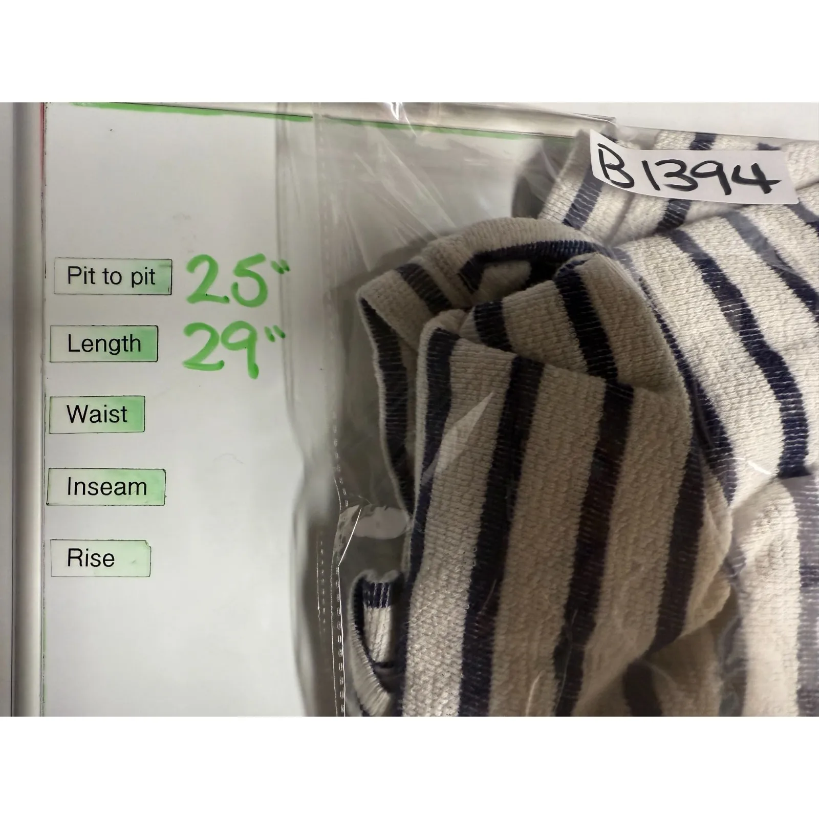 Aerie Sweatshirt Oversized Sz S‎ Blue White Stripe Crewneck Pullover Terry Boho - Image 5