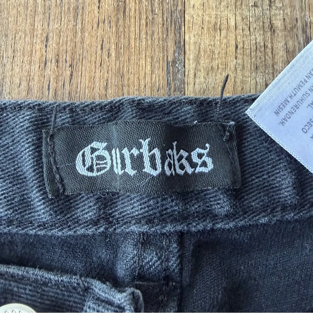 Gurbaks Women’s Black Straight Leg Jeans Size Large - Image 8