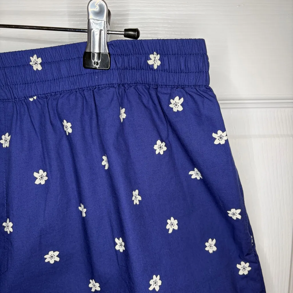 By Anthropologie Floral Lace-Hem Boxer Shorts L Loungewear NWT - Image 6