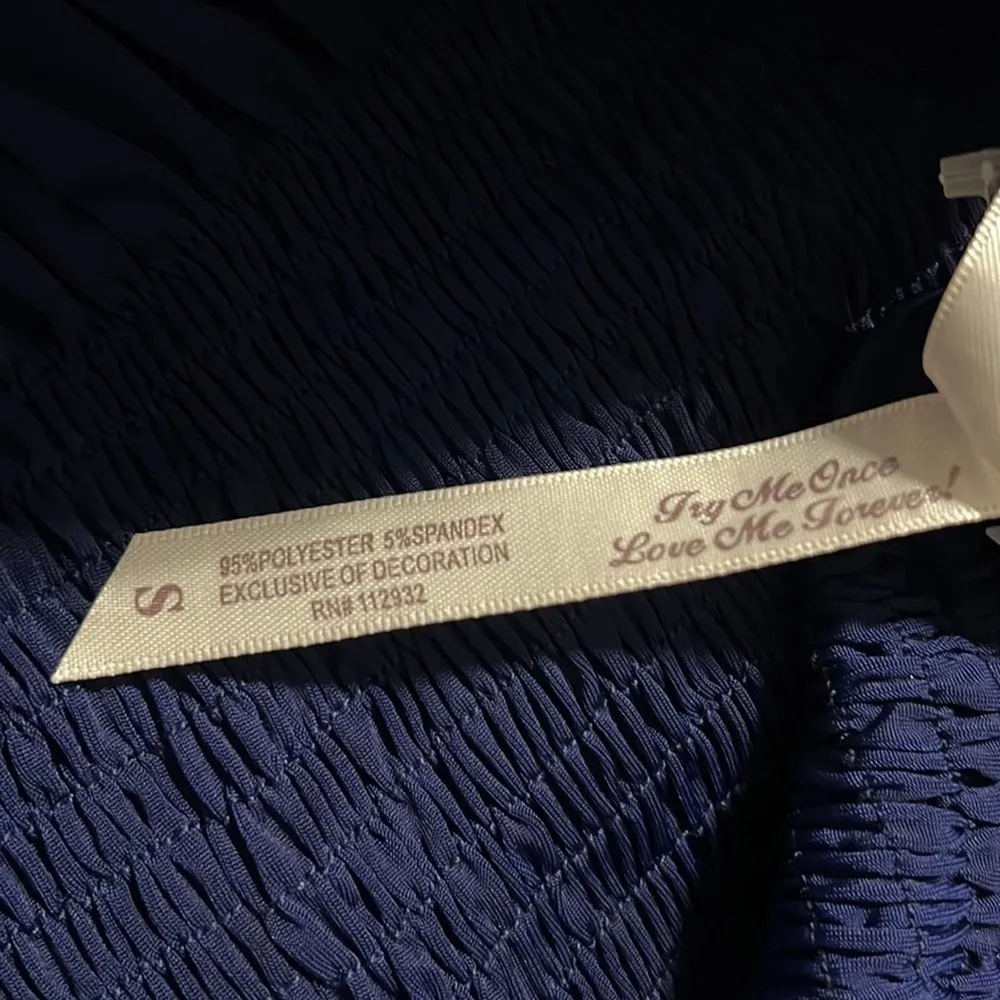 Cristinalove small navy pullover maxi with adjustable straps and stretchy top - Image 11