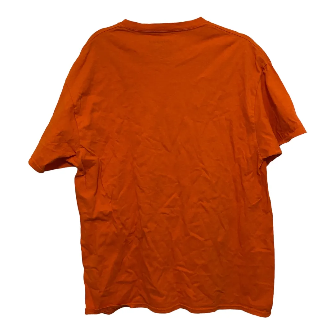 Orange and Black Halloween “Let’s Get Smashed” Short Sleeve Shirt - Image 3