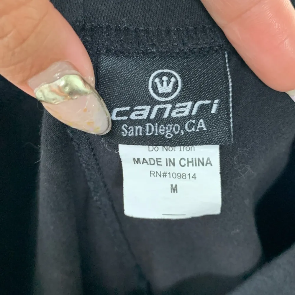 Canari Black Biker Seat Bike Shorts Size Med EUC #VEG - Image 5