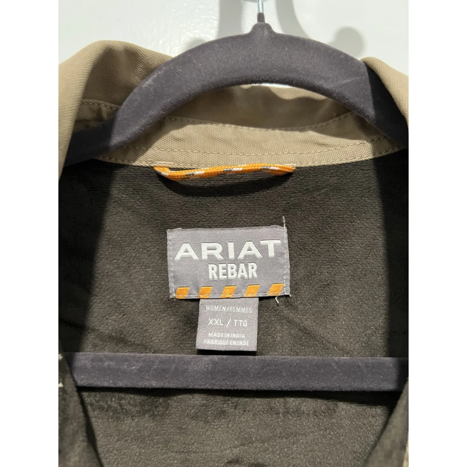 Ariat Women's Rebar‎ Canvas Long Sleeve Snap Shirt Jacket NWT - Insulated - 2XL - Image 3