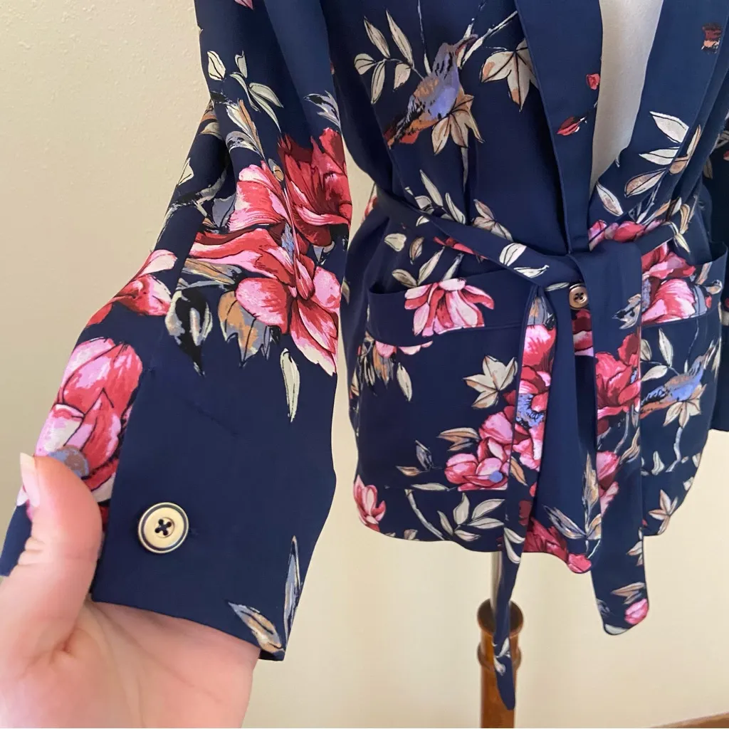 Joie Silk Floral Anasophia Blazer - Image 7