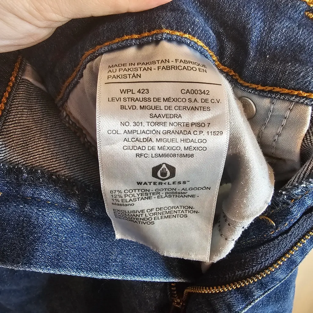 Signature by Levi Strauss & Co. Heritage High Rise Straight Jeans Size 10 - Image 5