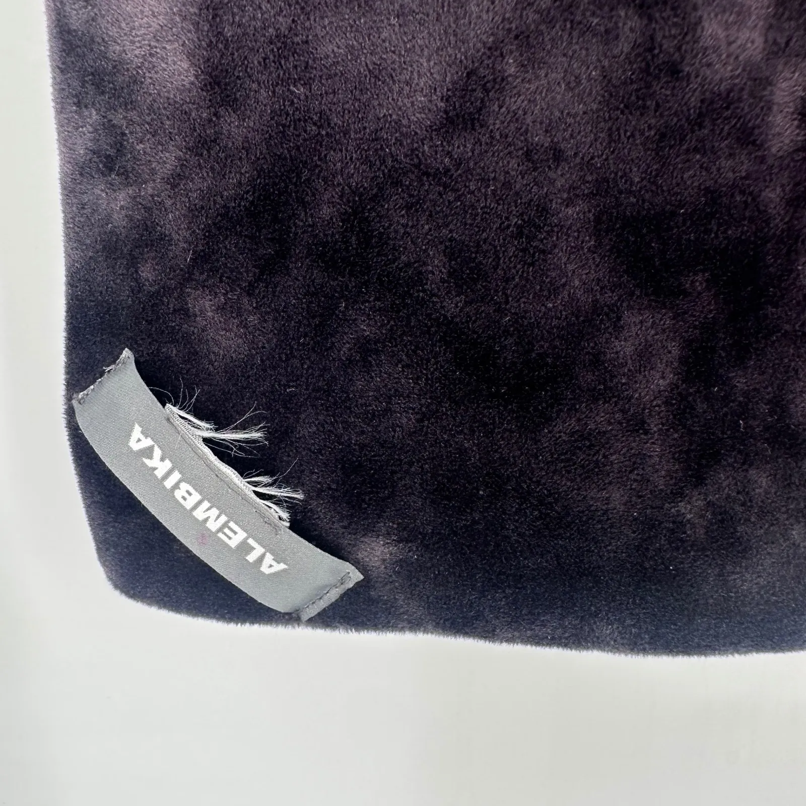 ALEMBIKA Gray Velvet &‎ Colorful Jersey Knit Stripe Soft Wrap Scarf - Image 4