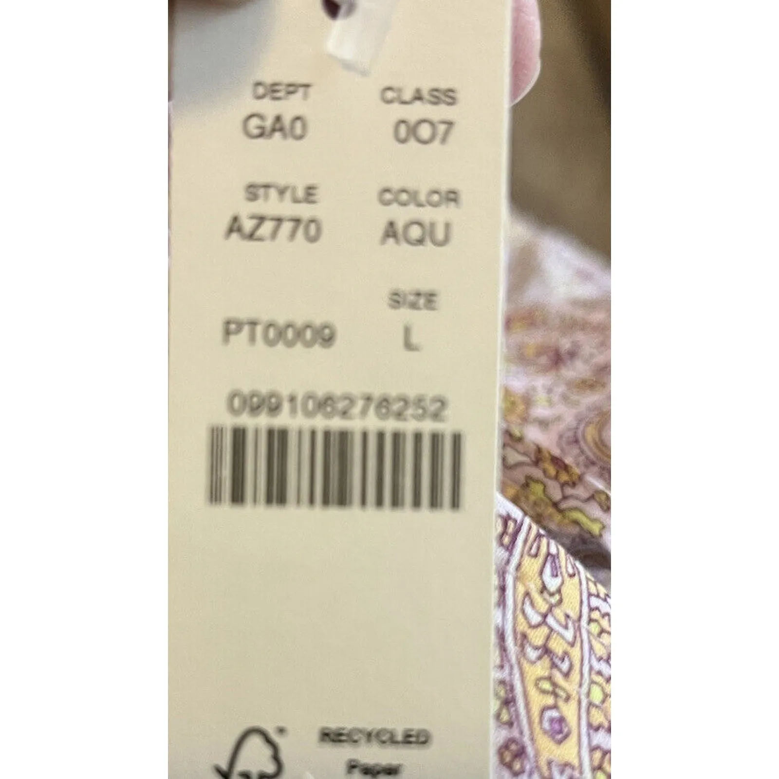 J. Crew Ruffle Tank Top Pink Paisley Large NWT Babydoll Cami Y2K Fairy Cottage - Image 9