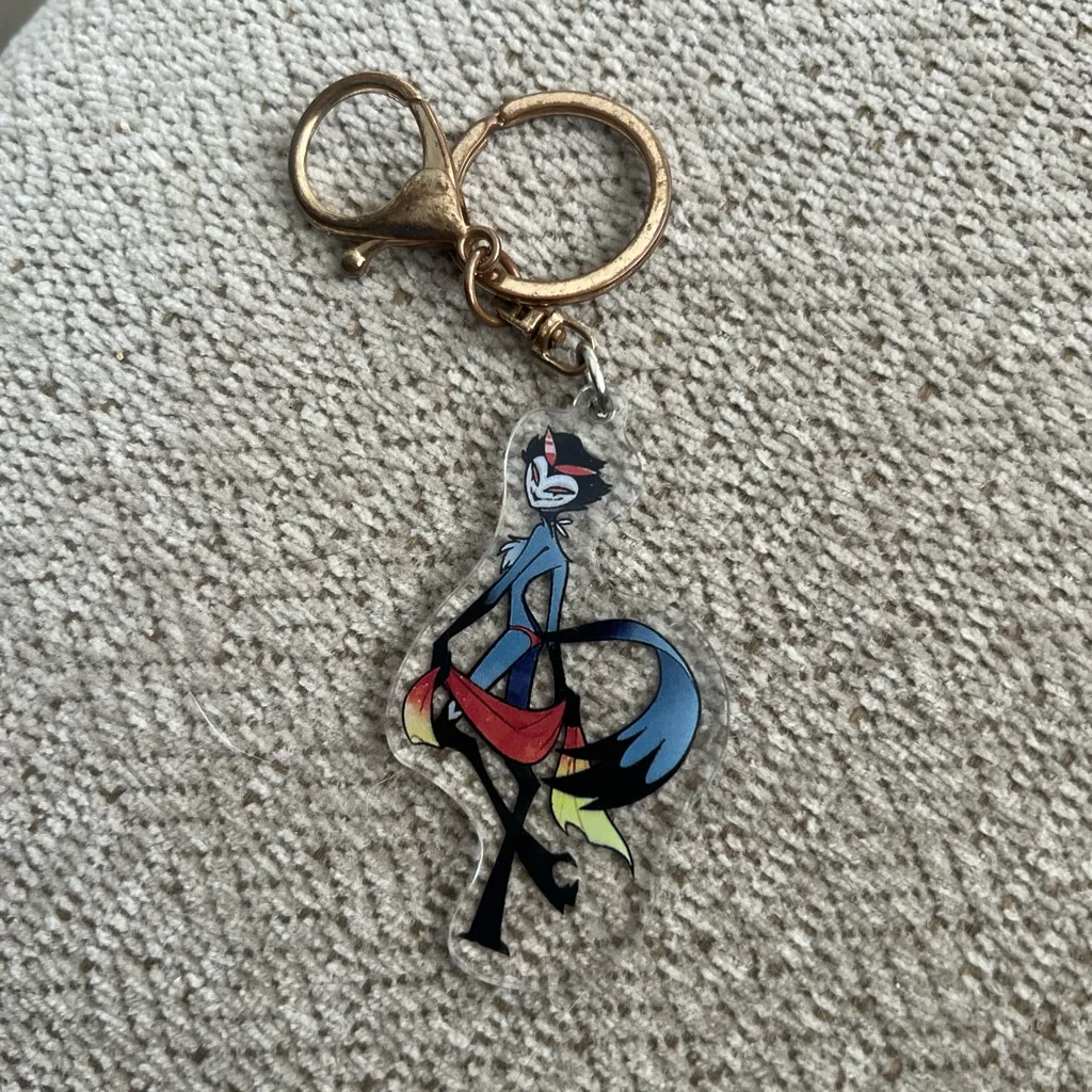 Helluva Boss Stolas Keychain Blue - Image 4