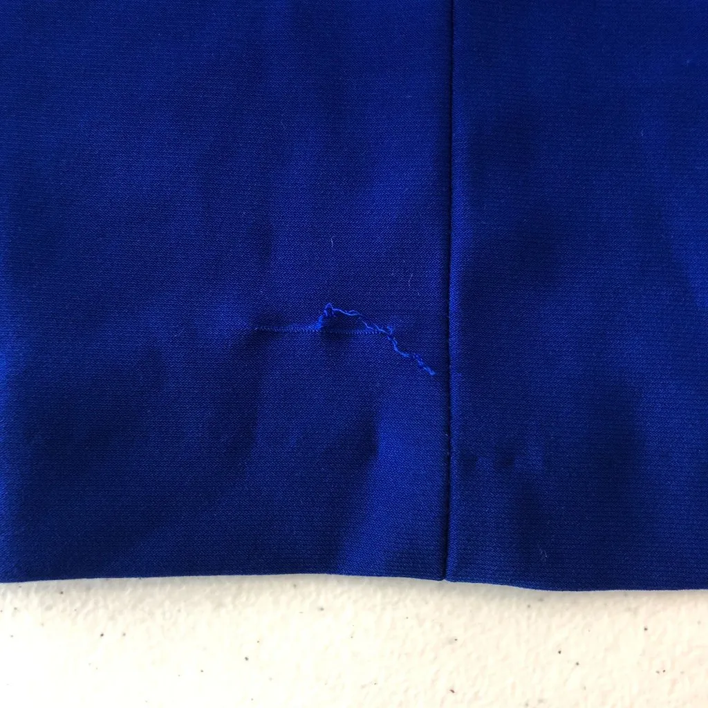 Joseph Ribkoff Sheath Dress Sleeveless Pleated Keyhole Stretch Cobalt Blue 4 - Image 3